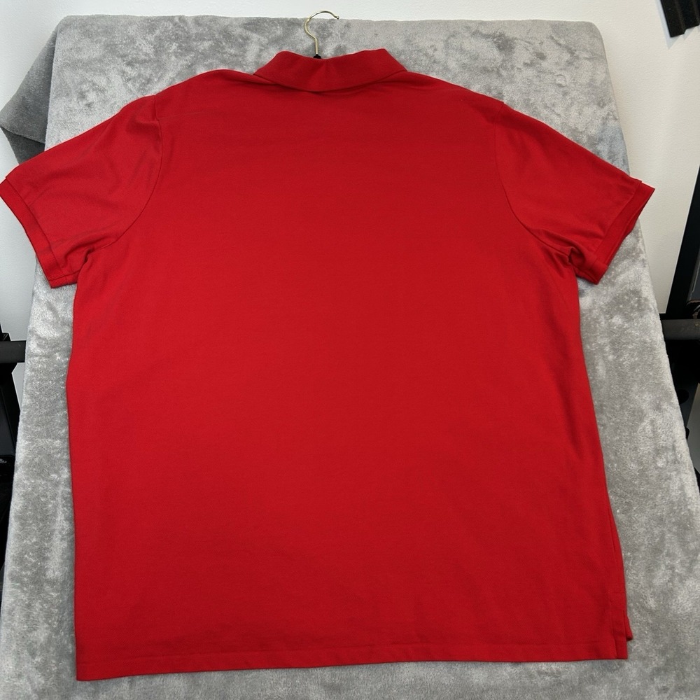 Polo Ralph Lauren Men's Big Tall 2XL Red Short Sleeve Classic Fit Polo Shirt - Picture 8 of 16